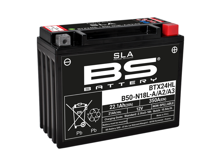 Bateria BS BTX24HL (FA) SLA / B50-N18L-A3 (FA) SLA - 300770 - BS Battery  1