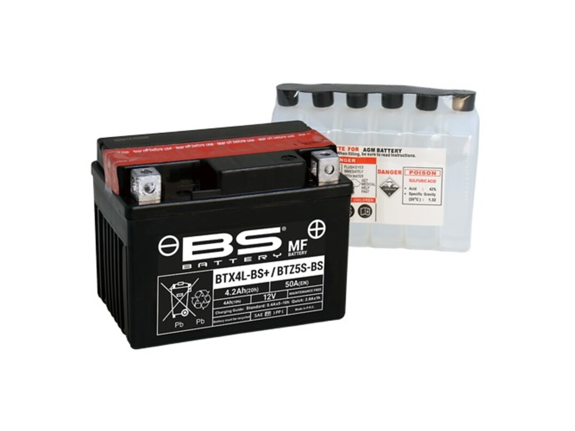 Bateria BS BTX4L-BS/BTZ5S-BS - 300617 - BS Battery  1