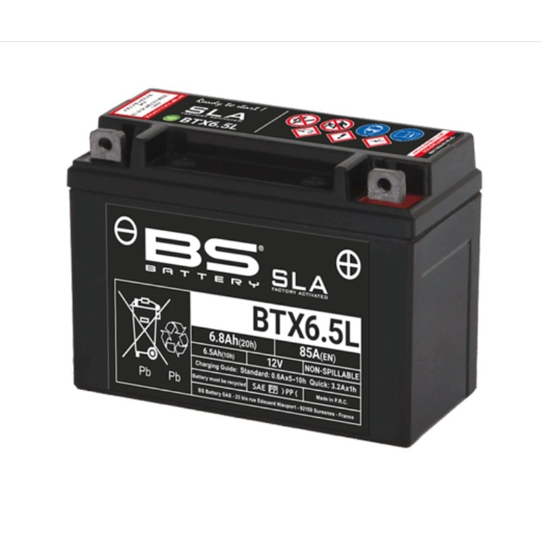 Bateria BS BTX6.5L SLA - 300904 - BS Battery  1