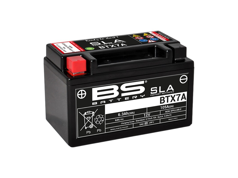 Bateria BS BTX7A (FA) SLA - 300672 - BS Battery  1