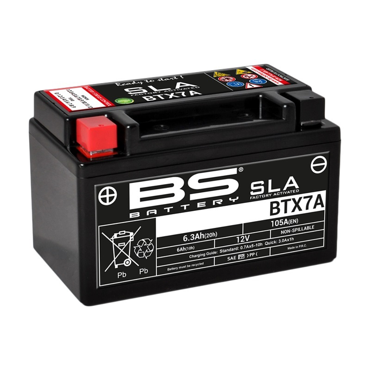 Bateria BS BTX7A (FA) SLA - 300672 - BS Battery  1