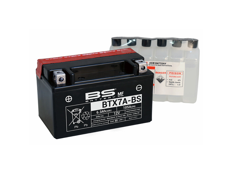 Bateria BS BTX7A-BS - 300619 - BS Battery  1