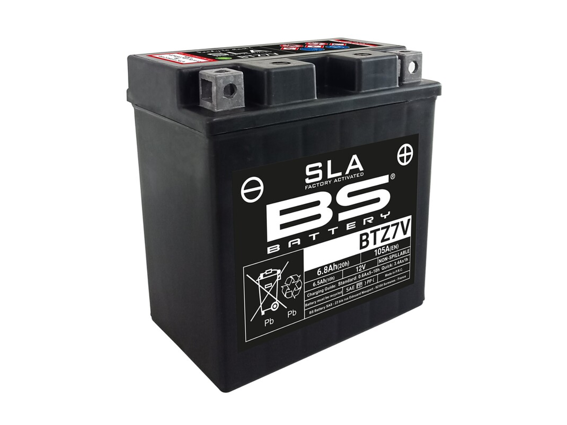 Bateria BS BTZ7V SLA - 300912 - BS Battery  1
