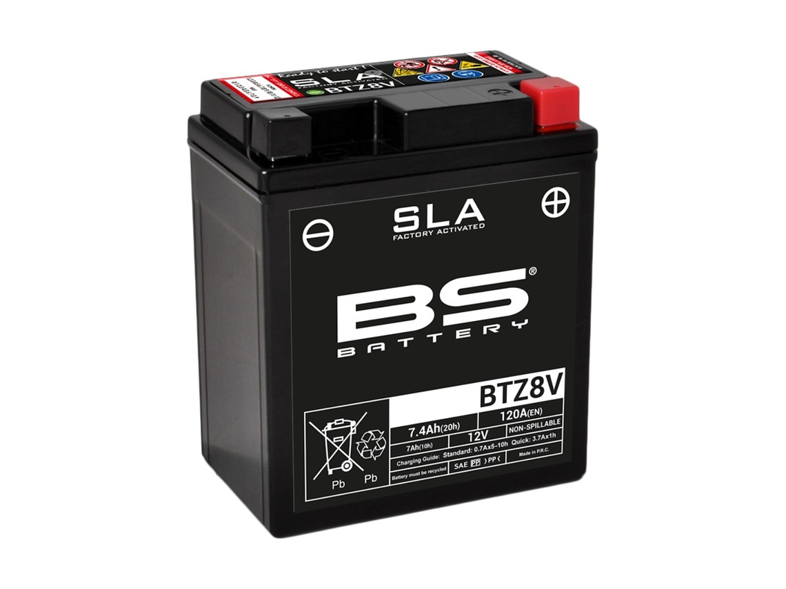 Bateria BS BTZ8V (FA) SLA - 300890 - BS Battery  1
