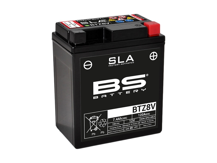 Bateria BS BTZ8V (FA) SLA - 300890 - BS Battery  1