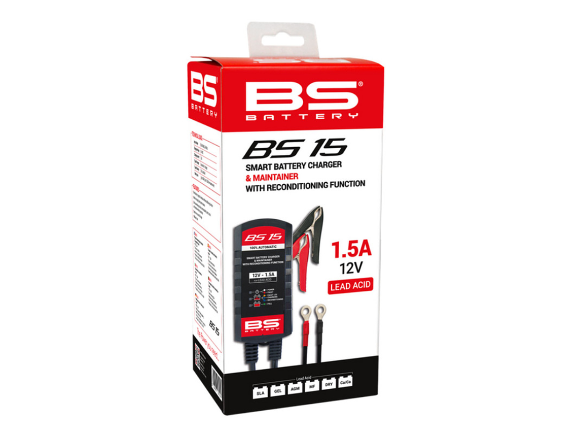 Carregador de Baterias Inteligente BS Battery BS15 1,5A  2