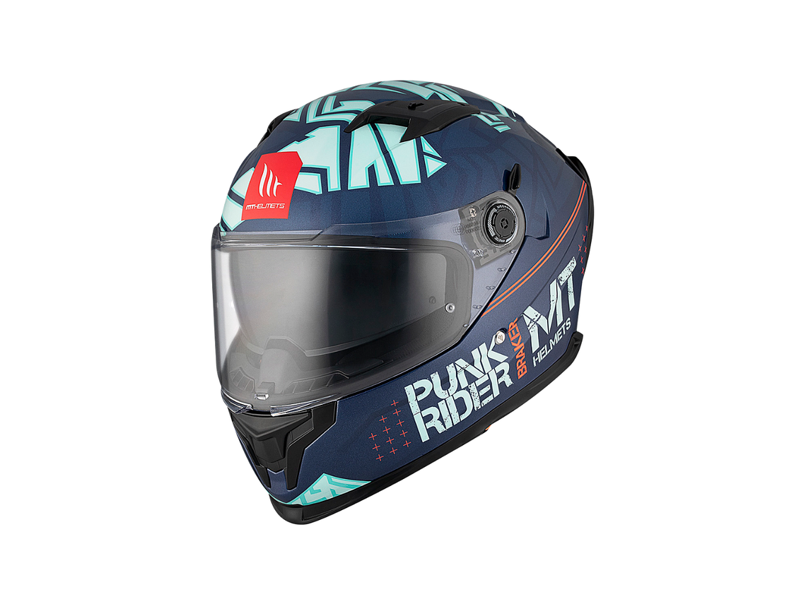 Capacete MT Braker Punk Rider  3