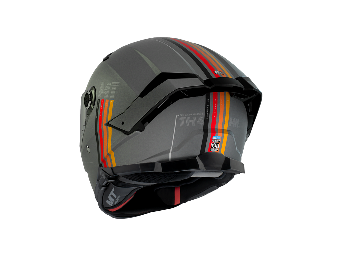 Capacete MT Thunder 4 SV Mil  4