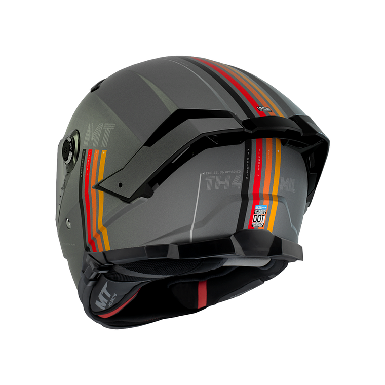 Capacete MT Thunder 4 SV Mil  4
