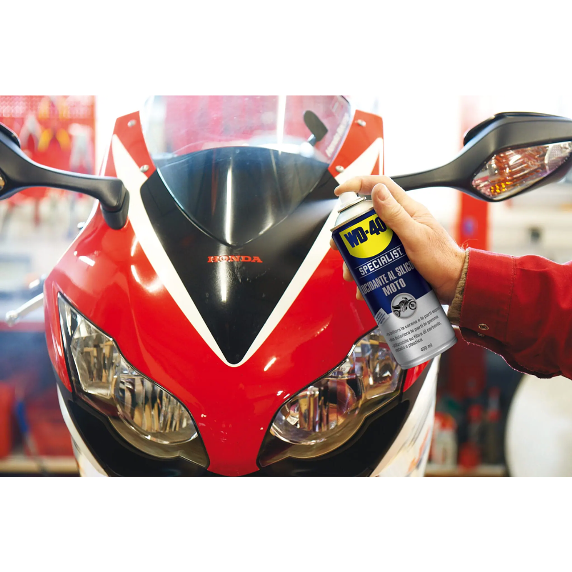 Renovador de Silicone Moto 400ml WD-40  3