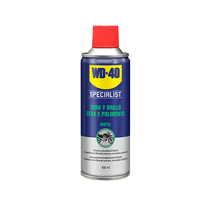 Spray Cera e Polimento Moto WD-40 400ml 