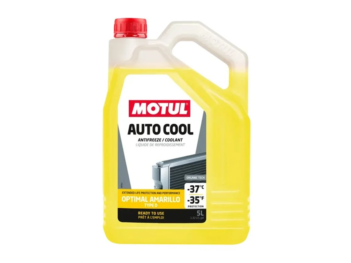 Anticongelante Motul Auto Cool Optimal Amarelo -37C 5L  1