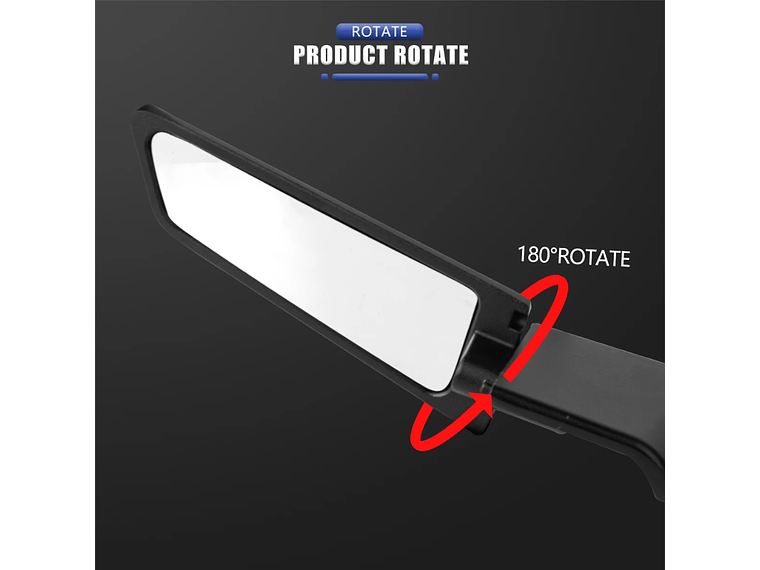 Espelhos Aerodinâmicos para Mota Naked  2