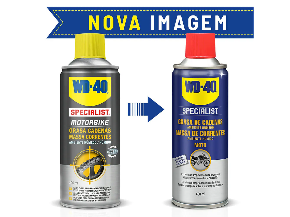 Spray Lubrificação Corrente WD-40 400ml  2