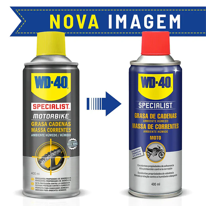 Spray Lubrificação Corrente WD-40 400ml  2