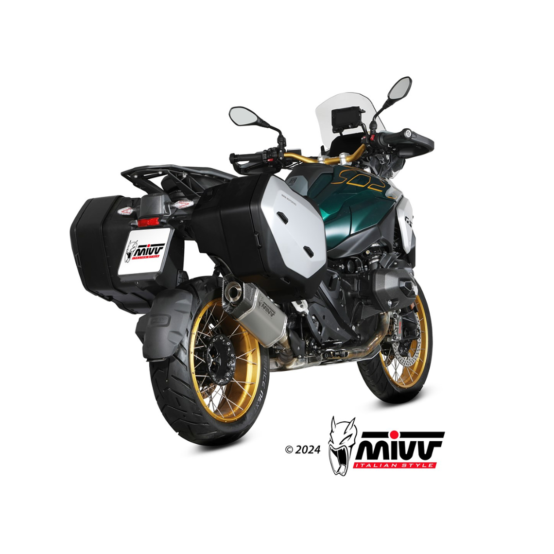 Escape MIVV SR-1 BMW R 1300 GS 2024 (Titânio) 4