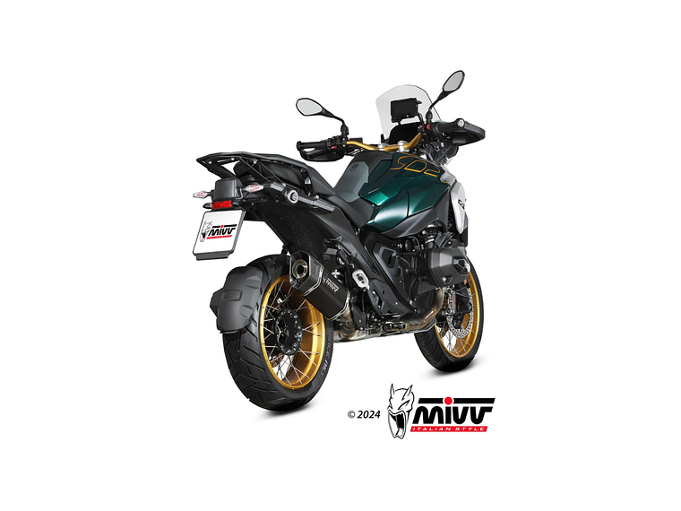 Escape MIVV SR-1 BMW R 1300 GS 2024 (Titânio Preto)  2