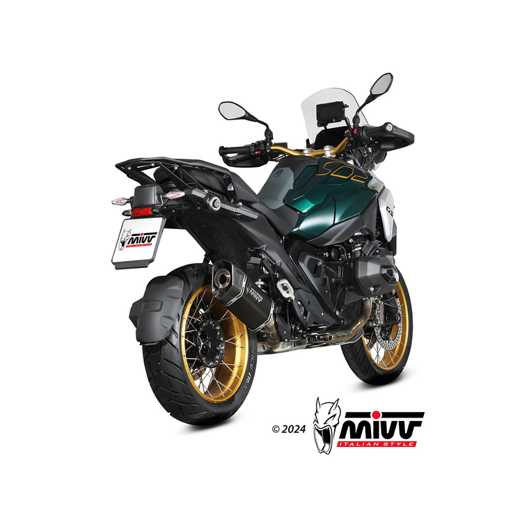 Escape MIVV SR-1 BMW R 1300 GS 2024 (Titânio Preto)  2