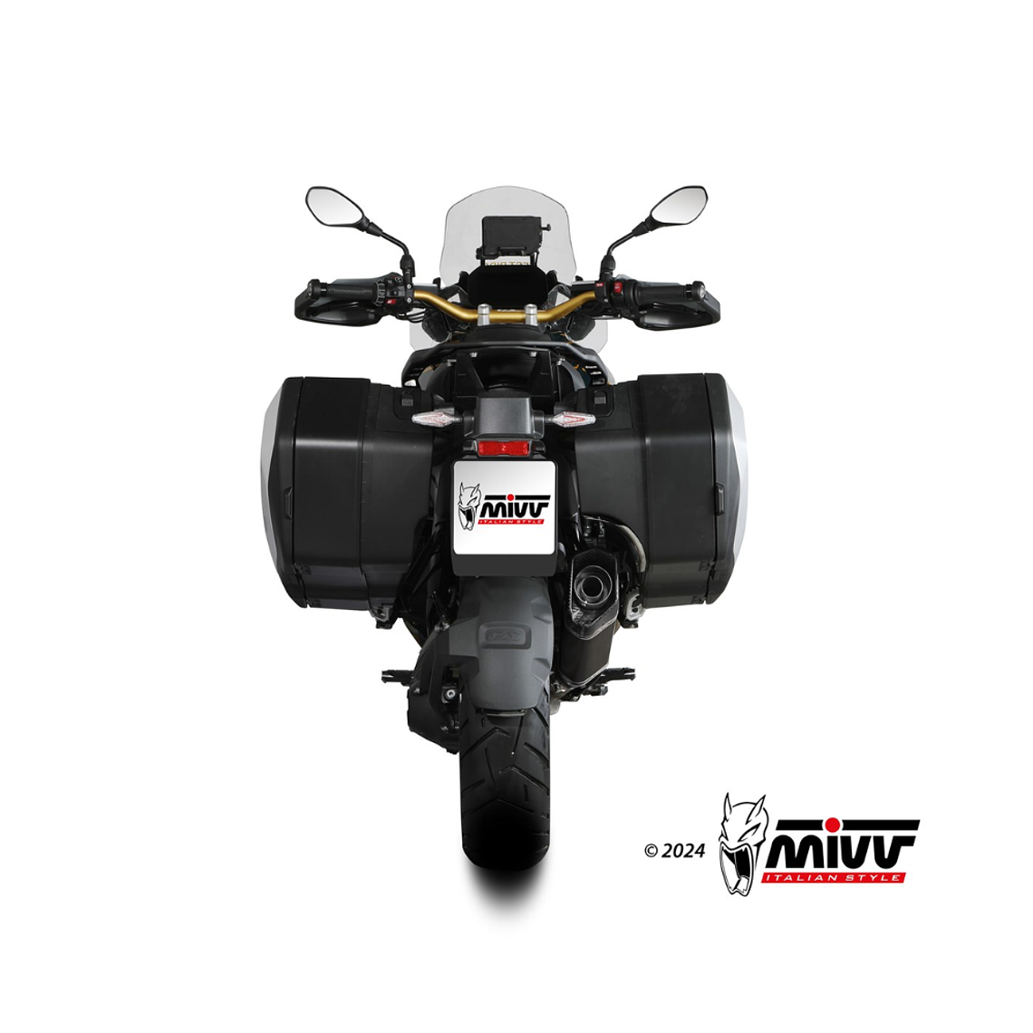 Escape MIVV SR-1 BMW R 1300 GS 2024 (Titânio Preto)  5