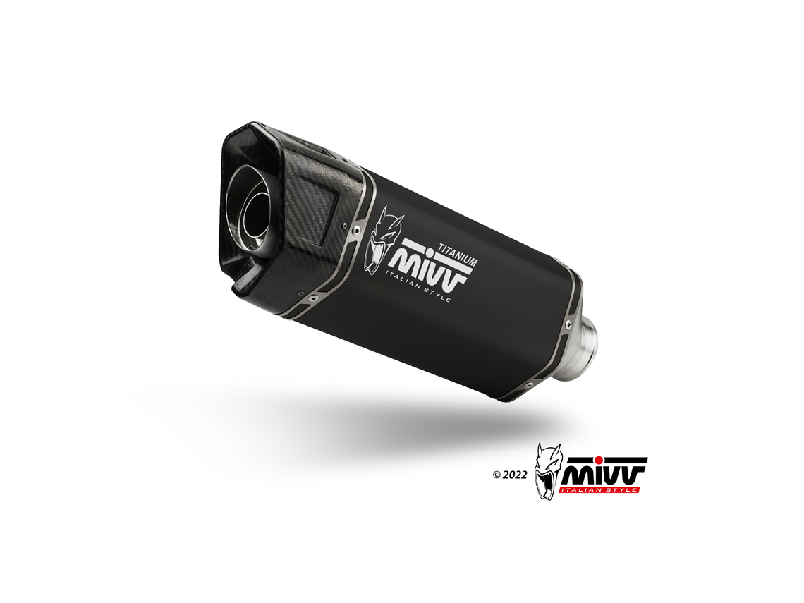 Escape MIVV SR-1 BMW R 1300 GS 2024 (Titânio Preto)  6