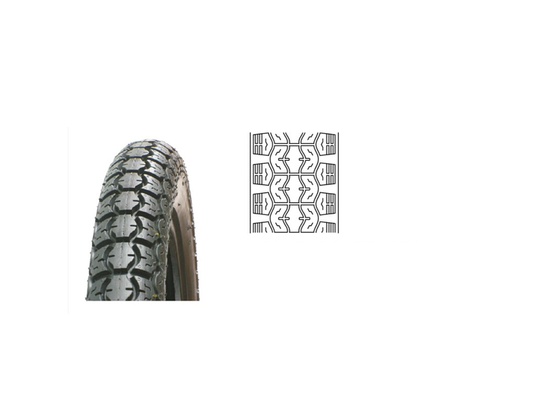 Pneu 2.75-17 + Câmara Ar - CEWA  1