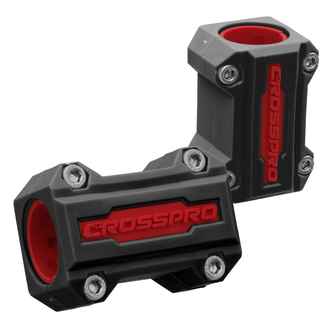 Kit de Sliders CrashBars 22 / 25mm Pretos / Vermelhos Crosspro  1