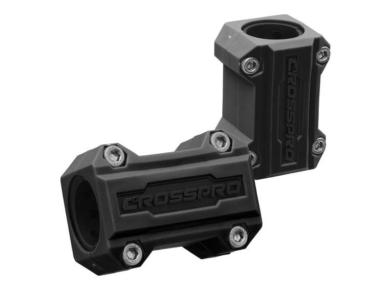 Kit de Sliders CrashBars 22 / 25mm Pretos / Pretos Crosspro  1