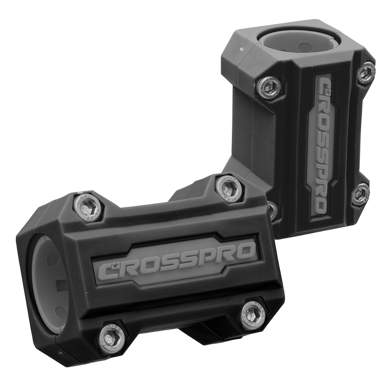 Kit de Sliders CrashBars 22 / 25mm Pretos / Cinza Crosspro  1