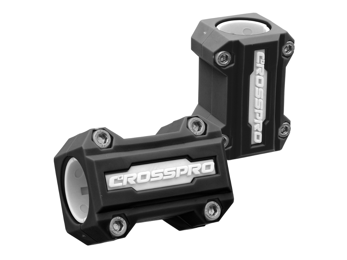 Kit de Sliders CrashBars 22 / 25mm Pretos / Brancos Crosspro  1