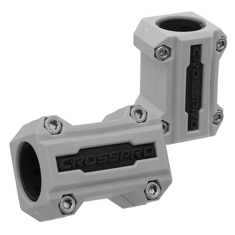 Kit de Sliders CrashBars 22 / 25mm Cinza / Pretos Crosspro  1