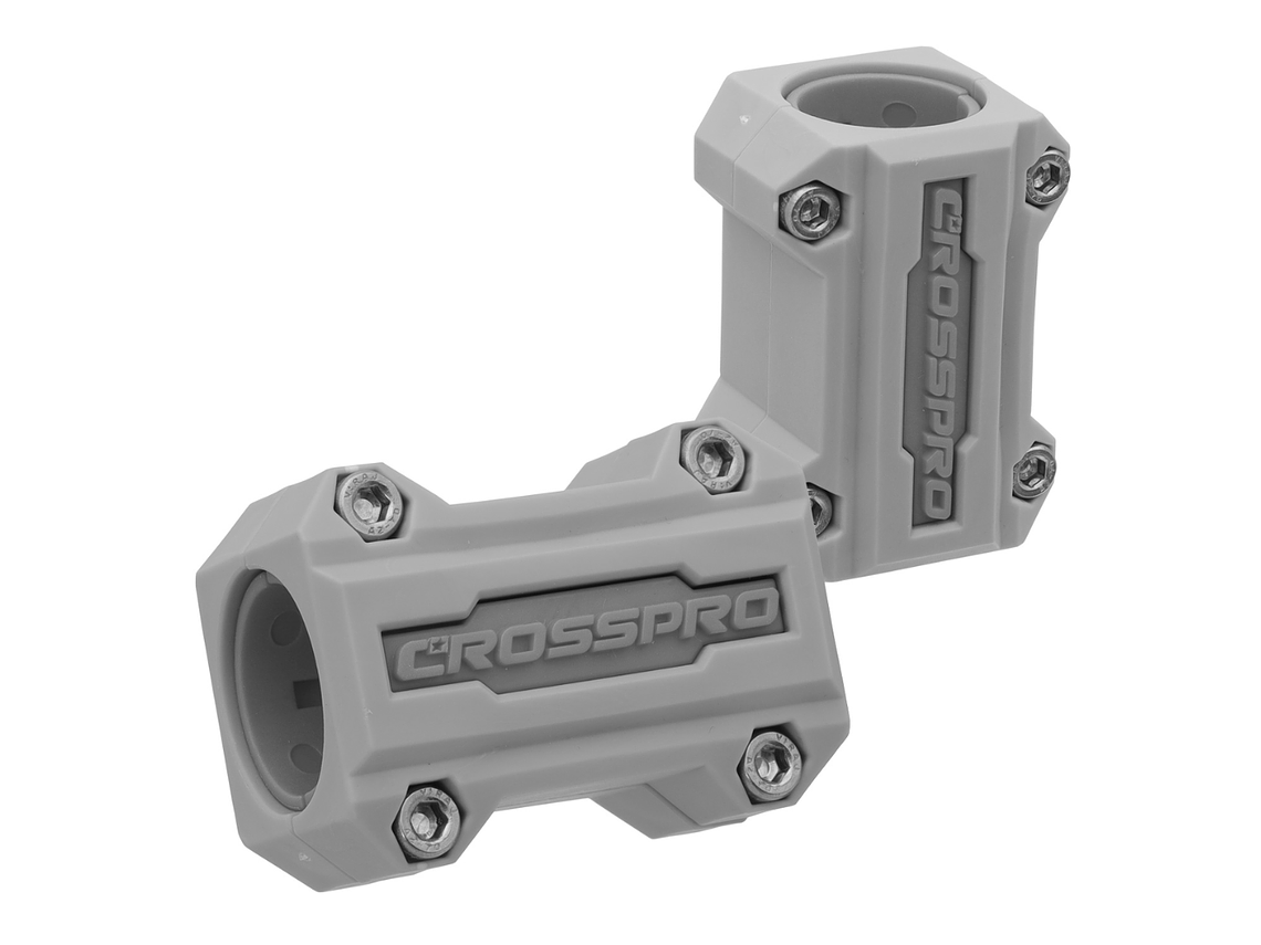 Kit de Sliders CrashBars 22 / 25mm Cinza / Cinza Crosspro  1