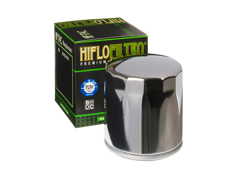Filtro Óleo Hiflofiltro Chrome - HF174C 1