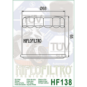 Filtro Óleo Hiflofiltro Chrome - HF138C
