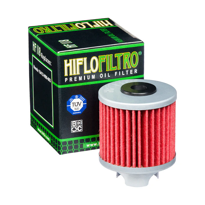 Filtro Óleo Hiflofiltro - HF118 Honda 1