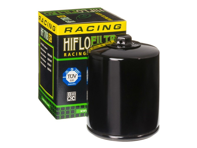 Hiflofiltro Performance Filtro Óleo Preto Brilhante - HF170BRC 1