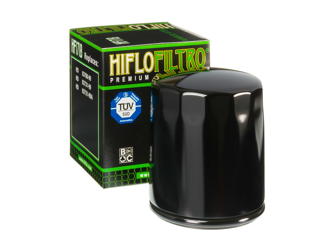Filtro Óleo Hiflofiltro Preto Brilhante - HF171B 1