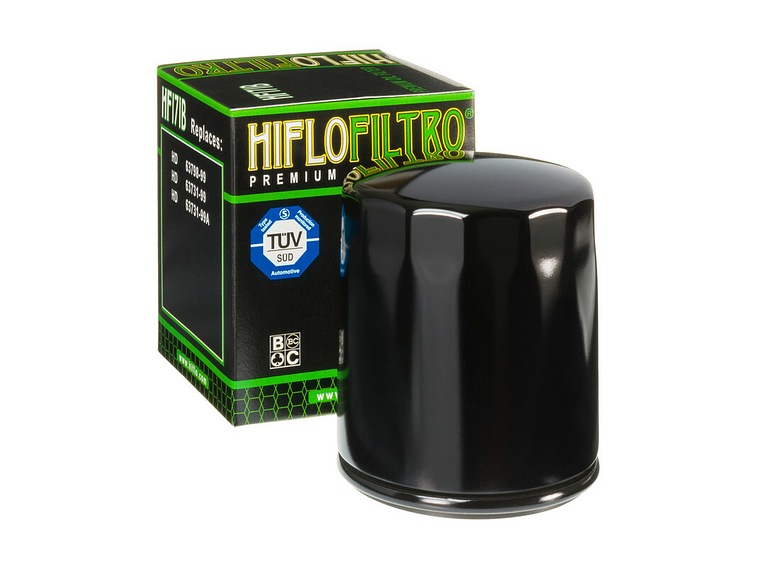Filtro Óleo Hiflofiltro Preto Brilhante - HF171B 1