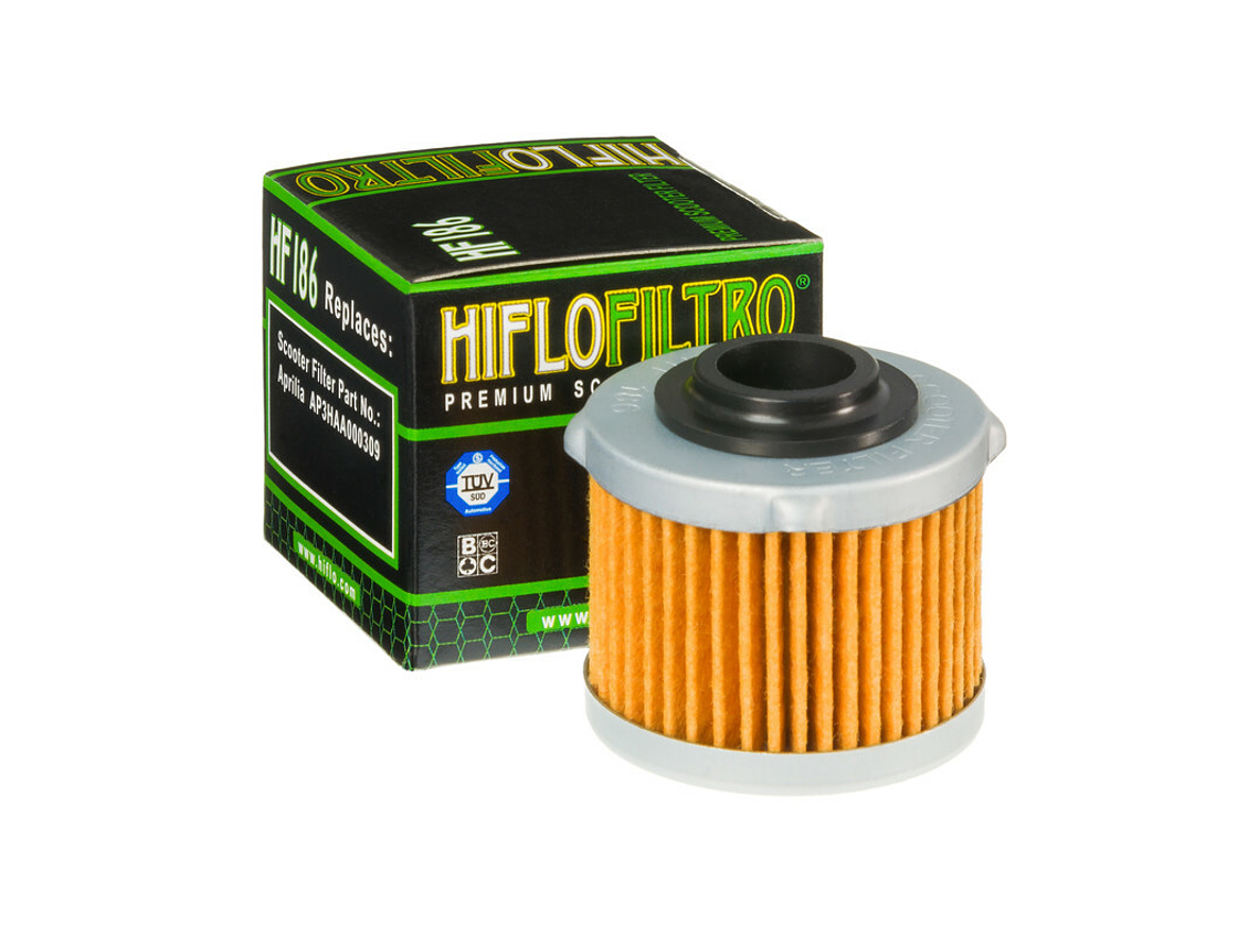 Filtro Óleo Hiflofiltro - HF186 Aprilia Scarabeo 1