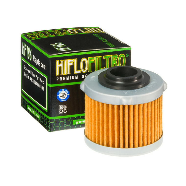 Filtro Óleo Hiflofiltro - HF186 Aprilia Scarabeo 1