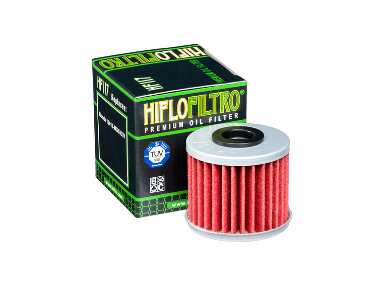 Filtro Óleo Hiflofiltro - HF117 Honda 1