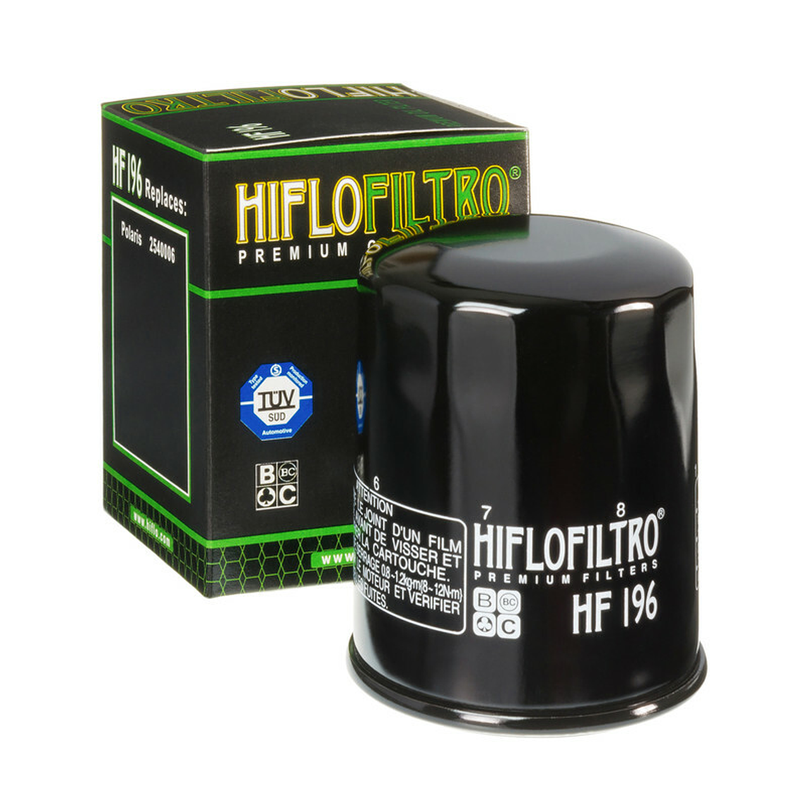 Filtro Óleo Hiflofiltro - HF196 POLARIS 1