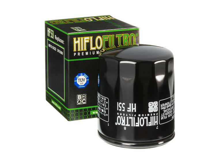 Filtro Óleo Hiflofiltro - HF551 Moto Guzzi 1