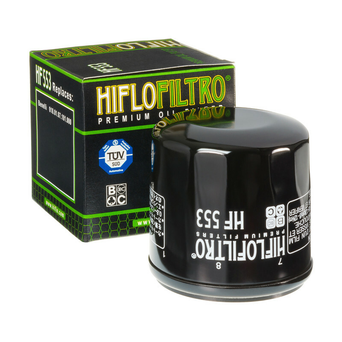 Filtro Óleo Hiflofiltro - HF553 BENELI 1