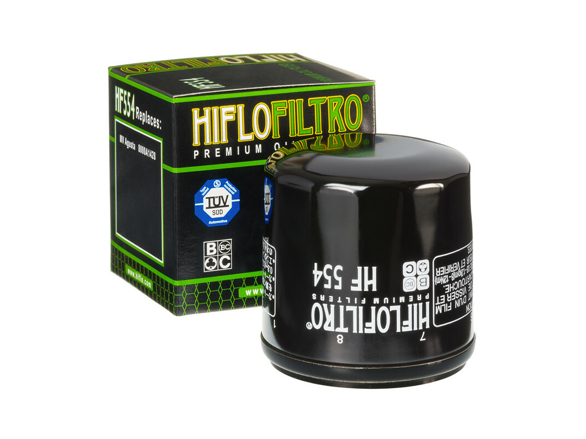 Filtro Óleo Hiflofiltro - HF554 MV Agusta 1