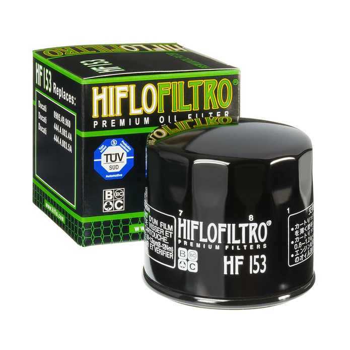 Filtro Óleo Hiflofiltro - HF153 Ducati 1000 Multistrada / 1000 Multistrada / 1200 Multistrada 1