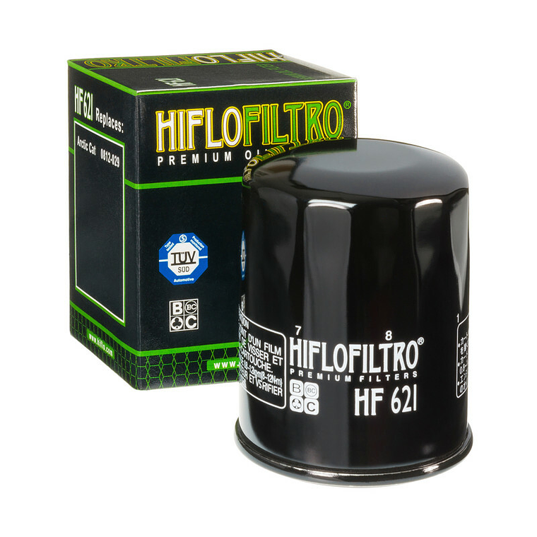Filtro Óleo Hiflofiltro - HF621 Arctic Cat 1