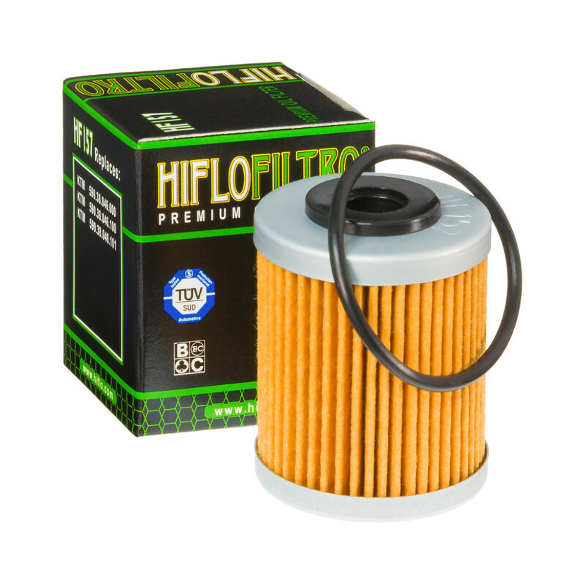 Filtro Óleo Hiflofiltro - HF157 Beta RR 250 / RR 400 / RR 450 / RR 525 / KTM EXC 250 / 400 / 450  1