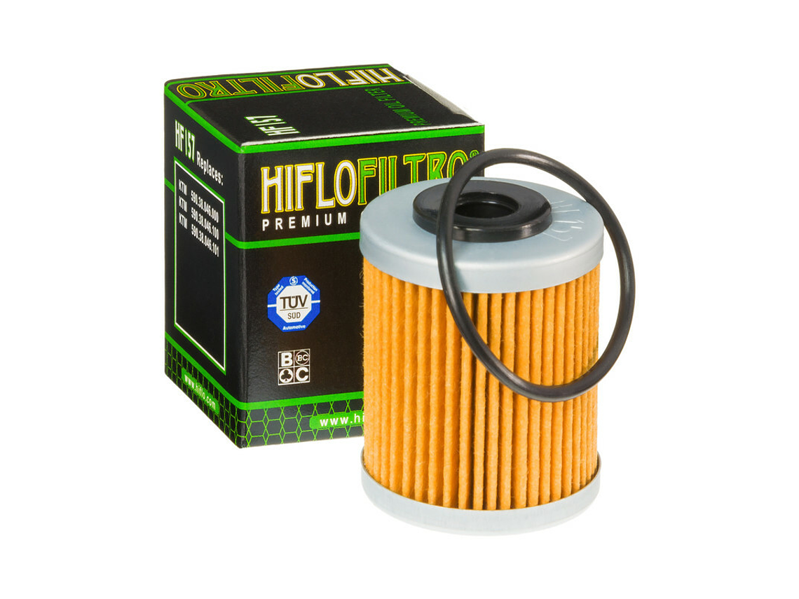 Filtro Óleo Hiflofiltro - HF157 Beta RR 250 / RR 400 / RR 450 / RR 525 / KTM EXC 250 / 400 / 450  1