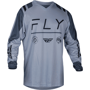 Camisola MX Fly Racing F-16 (Cinza)