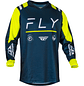 Camisola MX Fly Racing F-16 (Navy e Amarelo) - Thumbnail 1